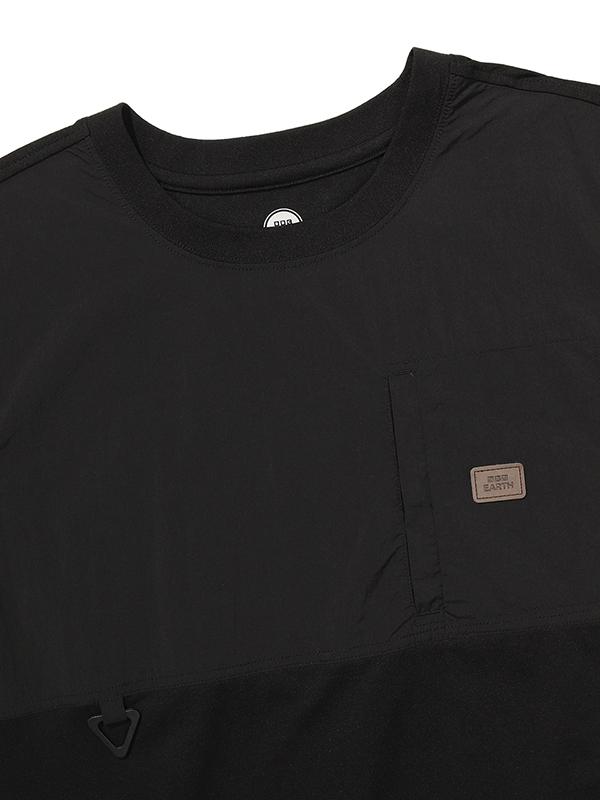 BBC EARTH Hybrid Short Sleeve T-Shirt_Black