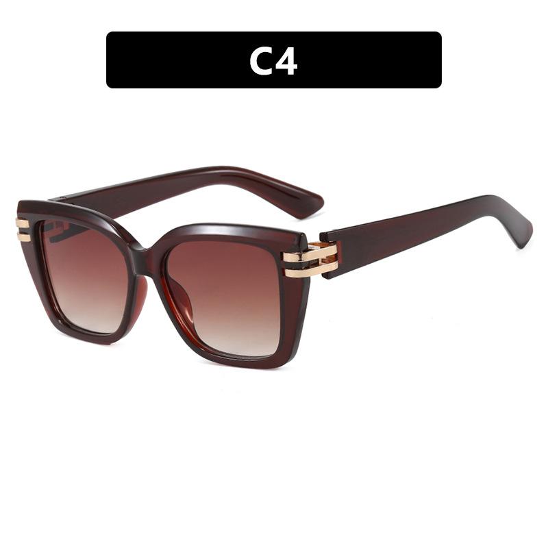 Fashion Sunglasses for Women with A High-end Feel Large Frame and Slimming Effect Sunscreen Sunglasses