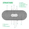 Zestaw samochodowy Bluetooth 5.4 Głośnomówiący Głośnik 6W Głośnik do osłony przeciwsłonecznej Odtwarzacz Mp3 Bezprzewodowy Odbiornik Muzyki Z Asystentem Głosowym