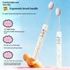 Kids Soft Bristle Toothbrush Cartoon High Density Bristles Cartoon Handle Gentle For Toddlers Children Daily Oral Cleaning