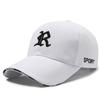 ZHENYUEQI Embroidered 'R' Letter Baseball Cap