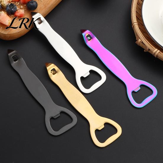 Durable Bottle Opener And Can Opener, Stainless Steel Design, Double-Head Food-grade Manual Punch Multi-Functional Portable Kitchen Bar Tool Colorful