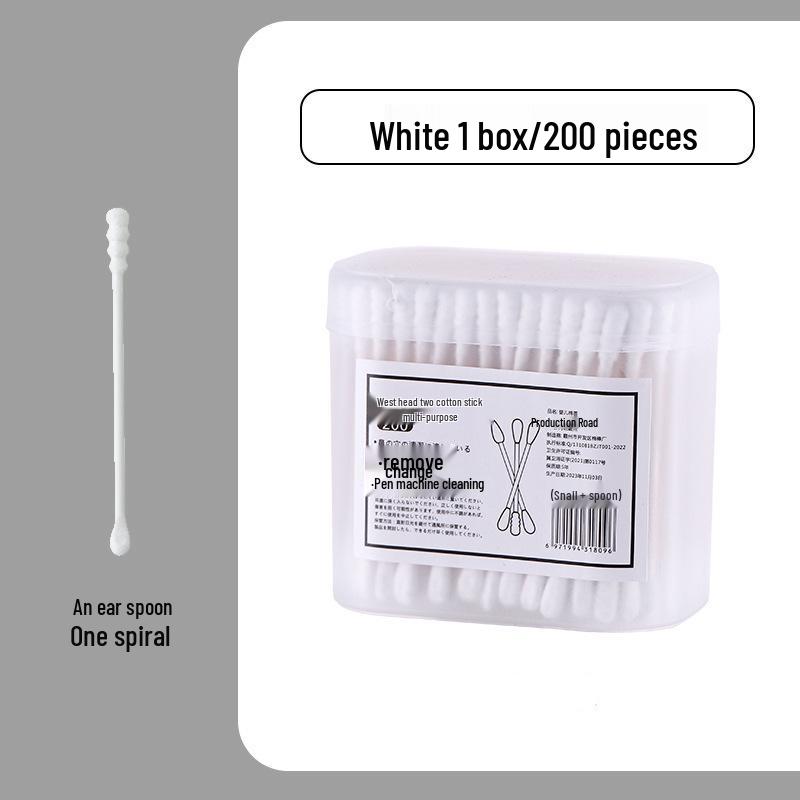 Boxed Japanese Double-Ended Cotton Swabs for Blackhead and Ear Cleaning