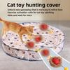 Smart Interactive Cat Toys Ball Fast Rolling In Pouch Hide and Seek Kitten Toy Motion Activated Interactive Cat Toy for Indoor