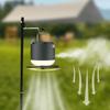 Multi-function Camping Ceiling Fan Light Portable Hiking Tent Lamp With Spray Mist Mosquito Repeller LED Lighting Fan