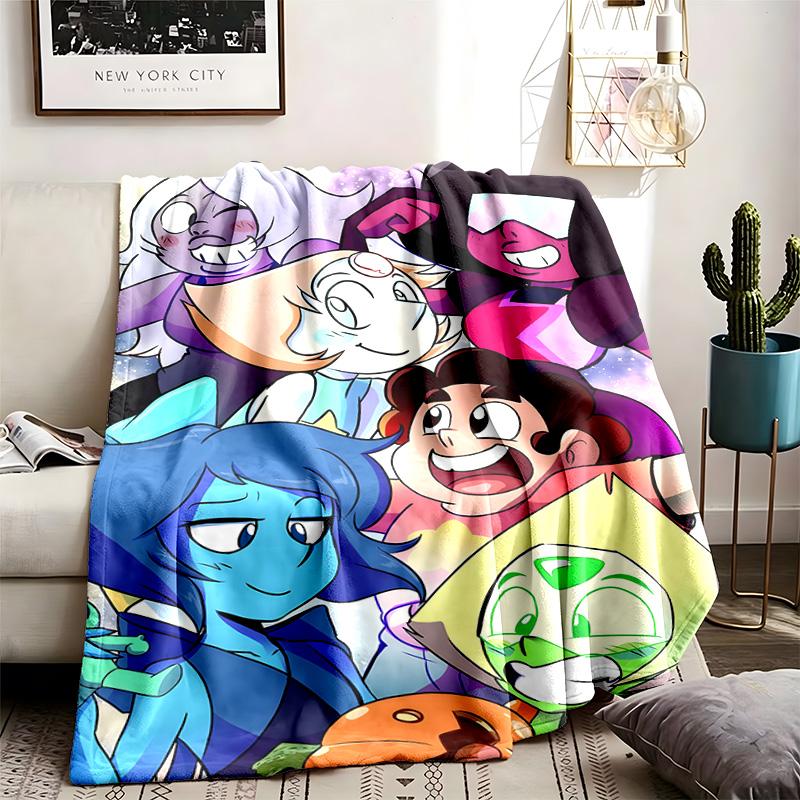 Steven Universe (1) Blanket Suitable For All Seasons And Perfect For Naps Features Vibrant Colors An Ideal Gift For Family And Friends