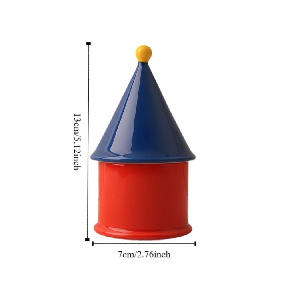 Light Luxury Floss Cotton Swab Organizer Decorative Ceramic Storage Box Toothpick Box  Kitchen
