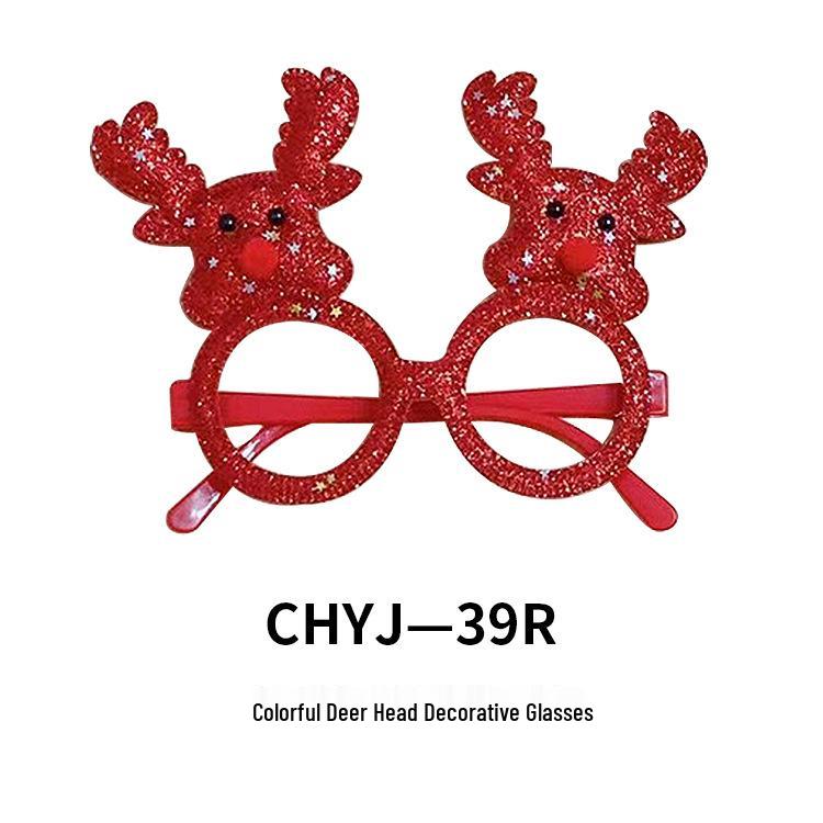 Kreative Weihnachtsbrillen - Weihnachtsmann, Schneemann, Geweih für Erwachsene & Kinder
