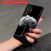 2DFlat Samsung Phone Case Monochrome Tree Against Black Sky Applicable To Galaxy S22 S23 S24 S25ULTRA S26 A12 A13 A14 A15 A16  A34 A35 A54 A55