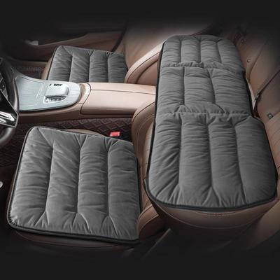 All-Season Universal Car Seat Cushion Set: Single Piece, Winter-Ready, Three-Piece Front & Rear Bench Pad.