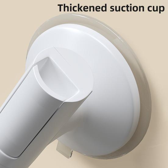 Suction Cup Bathroom Handrail Strong Grip Stability Easy Installation Removable Anti-slip Shower Grip Bar