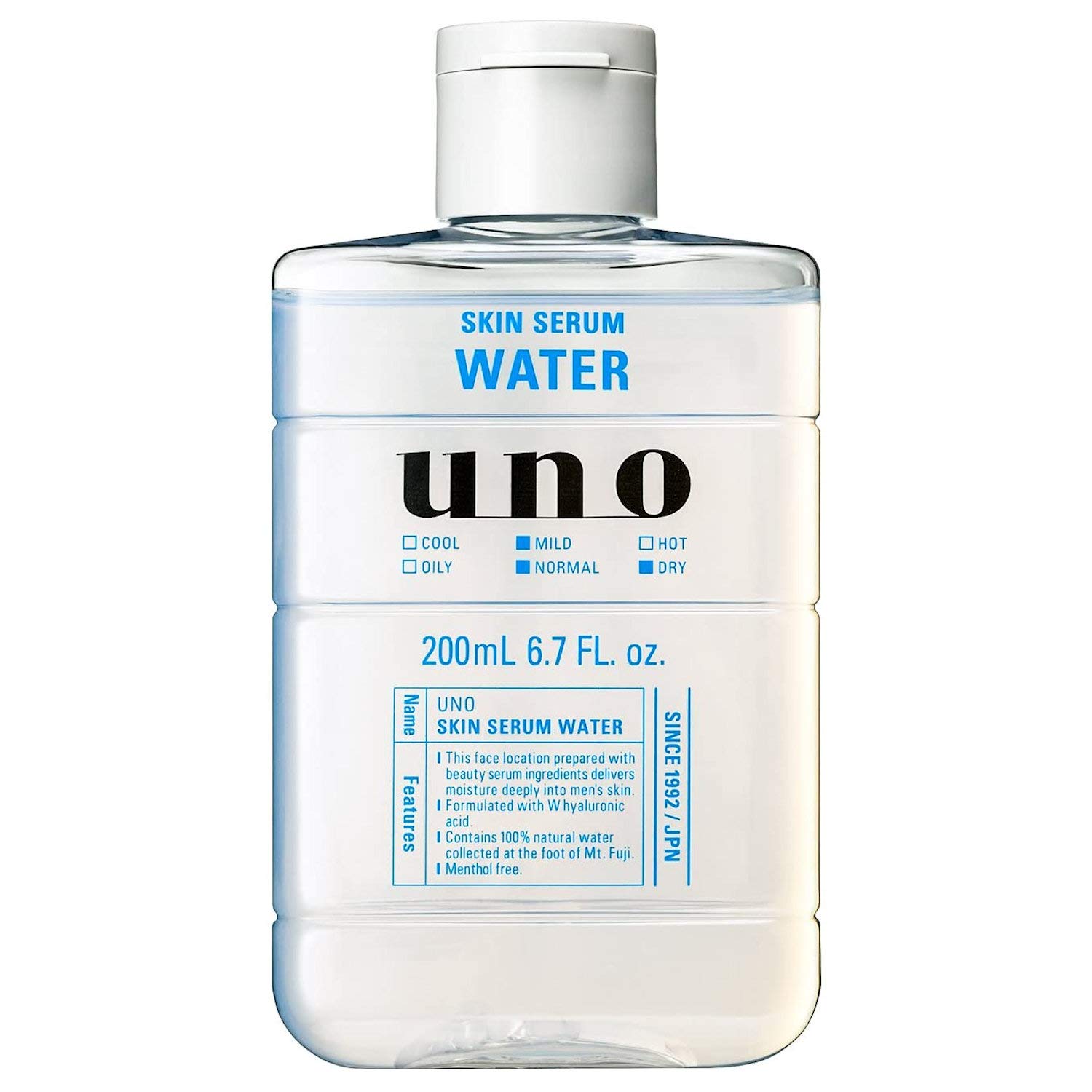 UNO Skin Serum Water Mens Lotion 200ml