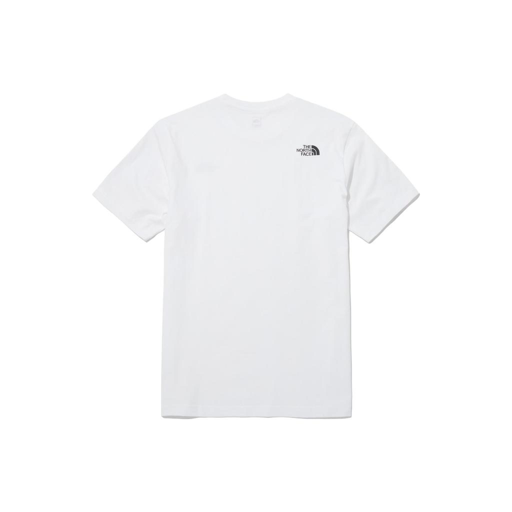 THE NORTH FACE T-Shirts Unisex White Crew Neck Moderate Straight Fit NT7UP47B
