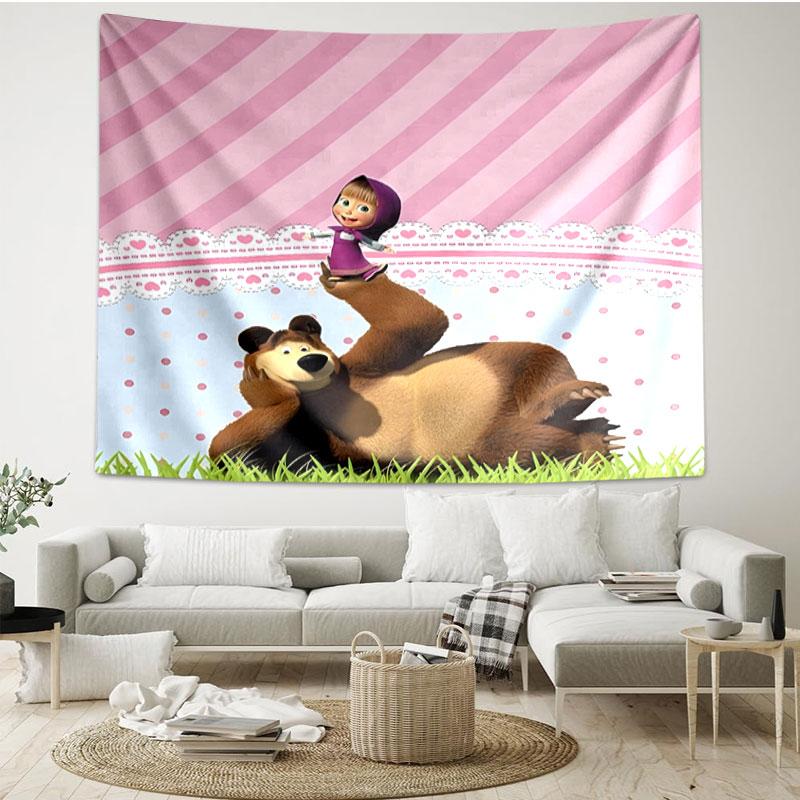 Cartoon Animation Print Tapestry - Portable Wall Decor Cloth, for Home, Dorm, Travel, Bedroom, Living Room - Ideal Birthday Housewarming Gift