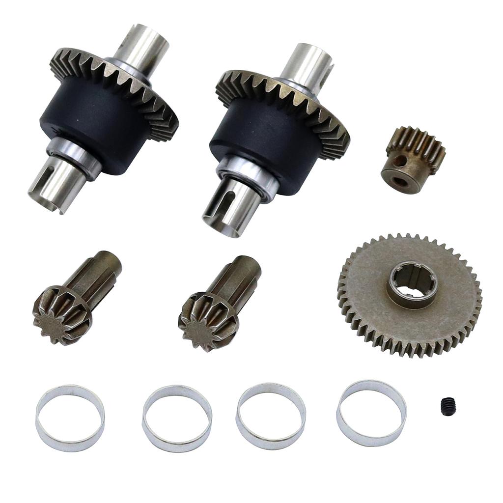 Metal Differential and Gear Set CVD Shaft For SCY 16101 16102 16103 16201 Pro 1/16 Brushless RC Car Upgrades Parts Accessories