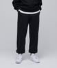 Pin Tuck Wide Sweatpants [Black]