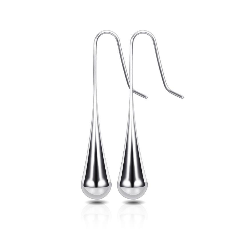 Fashion Creative Water Drop Stainless Steel Earrings For Women