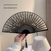 Ancient Style Bamboo Folding Fan: Classical Chinese Dancing and Photography Prop