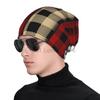 Lumberjack Buffalo Plaid Pattern Beanie Hat Unisex Warm Bonnet Cap Adults Knit Hat Headwear Vintage Street Skullies Beanies