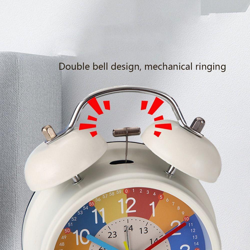 Mute Table Alarm Clock Early Education Desktop Clock Student Educational Alarm Clock  Home Decor