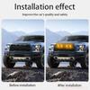 FOR MAXUS MIFA9 T60 D90 EUNIQ 6 D60 Car Front LED Grille Light RGB Auto Flash Warning Safety Signal Lamps APP Control 12V
