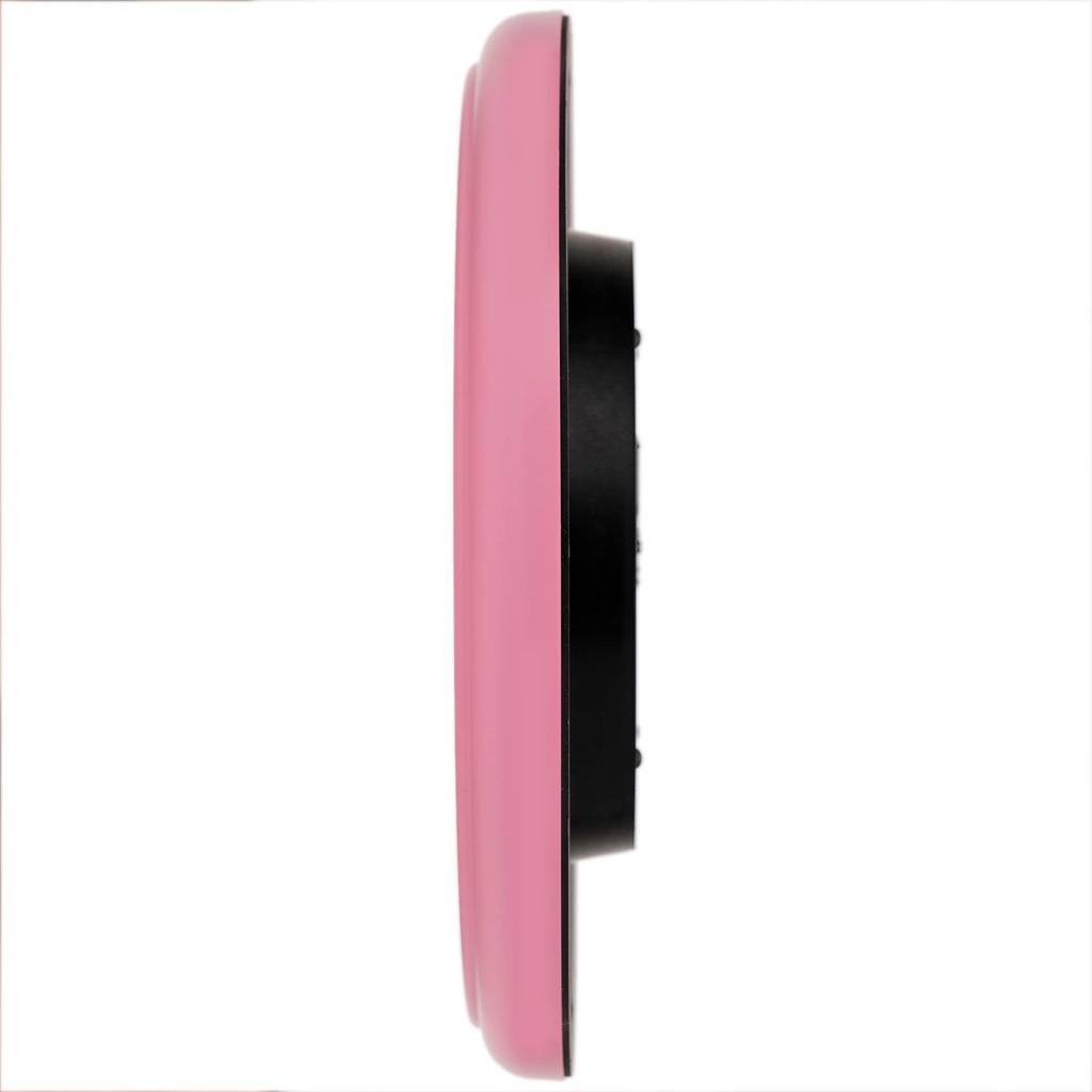 ALIAS Shaun the Sheep Wall Continuous Second 26cm Clock, Analog, Silent, Hand, WC21009SS, Pink,