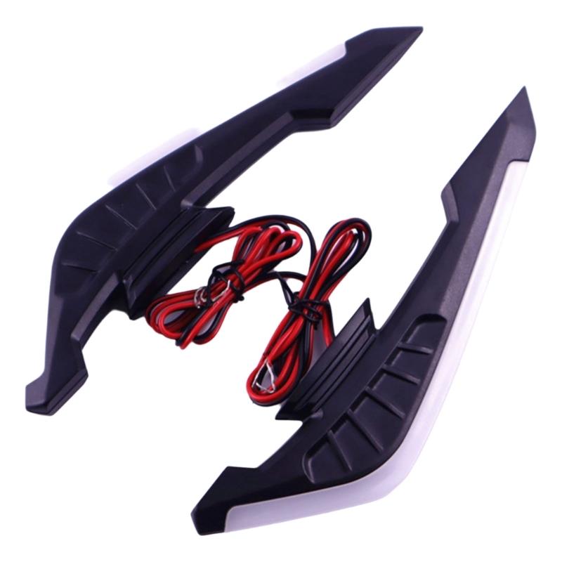 

Customizable LED Lighting Winglets Body Trim Sticker Fairing Air Deflectors For Motorcycles Electric Bikes, Weatherproof