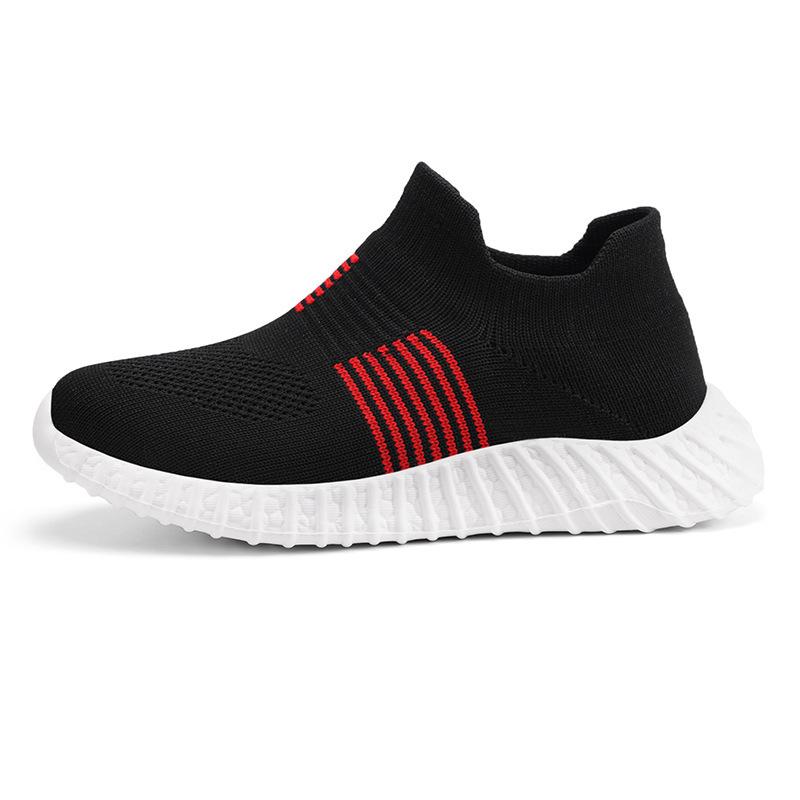 Spring and Summer New Casual Single Net Children's Sports Shoes Medium and Small Children One-pedal Casual Shoes