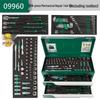 SATA Shida 118-Piece Lithium Battery Tool Set with Two-Drawer Metal Box