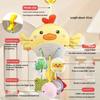 Baby Plush Animal Hanging Rattle Toy Baby Rattles Mobiles Cute Hanging Bell Educational Baby Toys For Stroller Crib Decoration