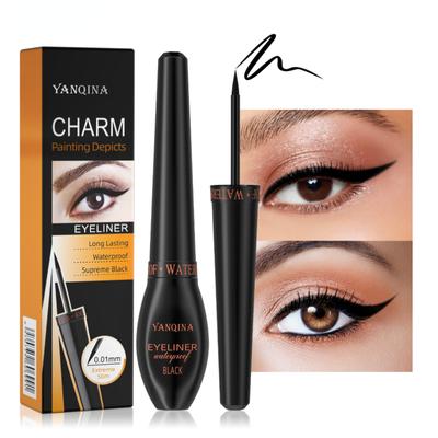 Intenzívne čierne sušiace očné linky s dlhotrvajúcim vodeodolným zložením