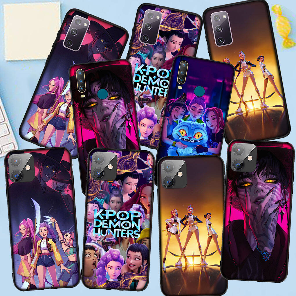 Mobilskal för Samsung Galaxy S25 S23 S22 S24 Ultra FE A05 A06 A15 A16 A36 A37 A35 A54 A55 A56 A57 A25 A26 A53 Mira KPop Zoey Demon Rumi Hunter Jinu