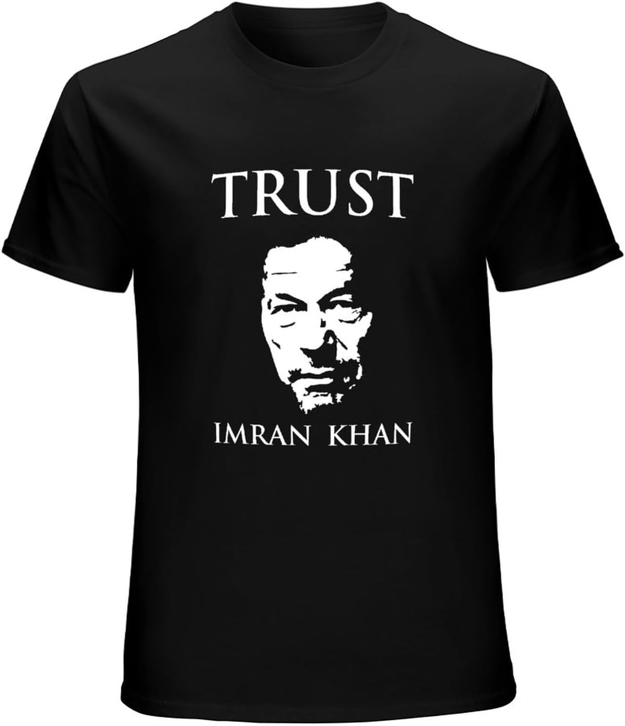 Trust Imran Khan Pakistan Election T Shirt Mens Unisex Tees XL чёрный