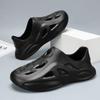 Fashion Hole Shoes for Men Odorproof Daily Use Barefoot 39 Stylish Japanese New Fashion Design 2025 Casual Non-slip Adult Man Sandals
