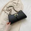 Chain trend bag women's summer new fashion simple shoulder bag casual trend messenger bag small square bag