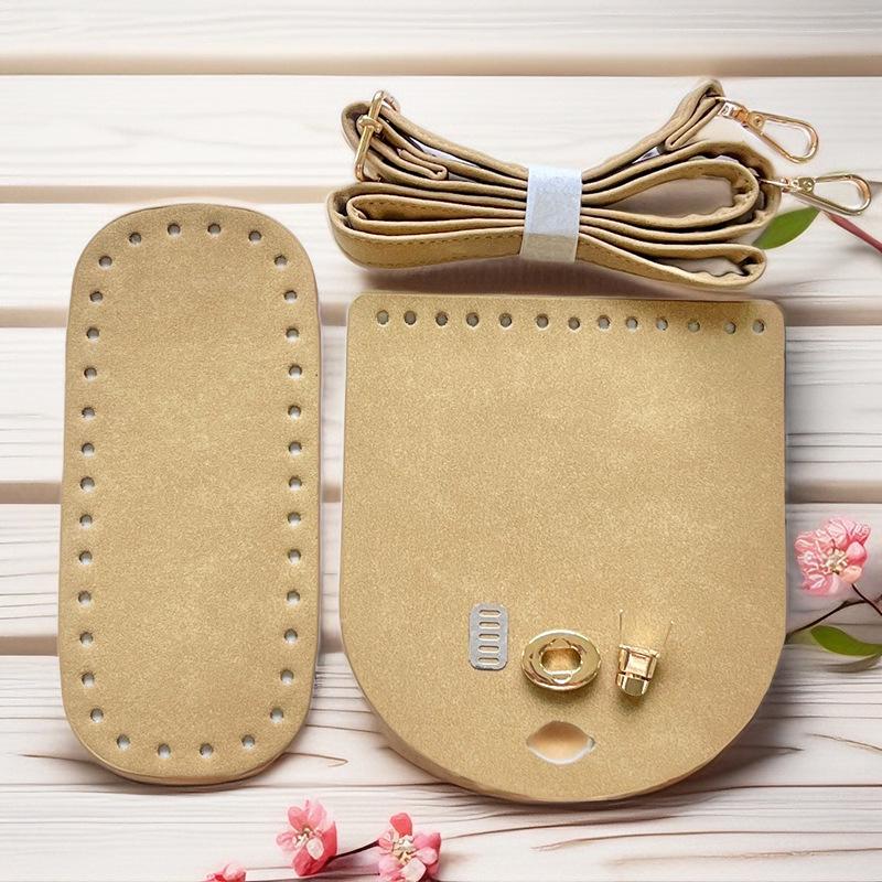 

«Сумка-ведро из ротанга ручной работы с длинным ремнем и аксессуарами для самостоятельного изготовления»