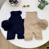 Body Estivo Unisex da Piccolo Gentiluomo per Bambino: Tuta con Cappuccio Stile Coreano con Cravatta a Fiocco, Puro Cotone Classe A