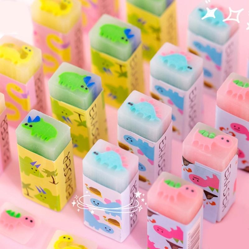 32/36 Pcs Lovely Animal Pencil Erasers Fruit Erasers Soccer Erasers Soft Erasers Reward Gift Back To School Supplies