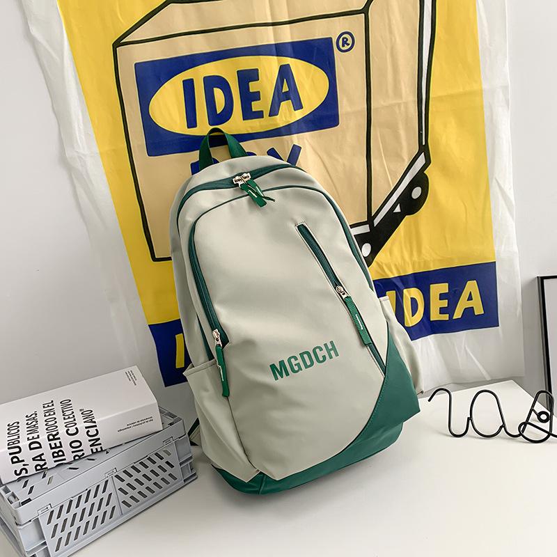 

New Simple Leisure Trend Backpack Junior High School Students Schoolbags and Girls Large capacity Backpacks In Class