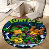 Teenage Mutant Ninja Turtles,TMNT Chair Mat Round Rug Office Carpet, Machine Washable, Non Slip, Suitable for Living Rooms, Bedrooms