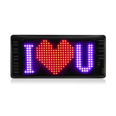 Tragbares LED-Pixel-Panel, Scrolling-Werbung, Auto-Heckscheiben-Schild, Ausdrucksbildschirm, passend für personalisierte Kommunikation