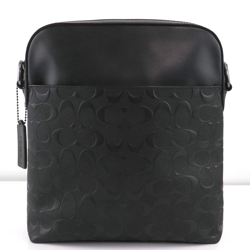 Geantă de umăr 4009 Signature [Coach] pentru bărbați (QB/BK Negru) [Articol]