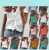 Stylish Women's V Neck Ruffle Short Sleeve T Shirt With Fashionable Daisy Print