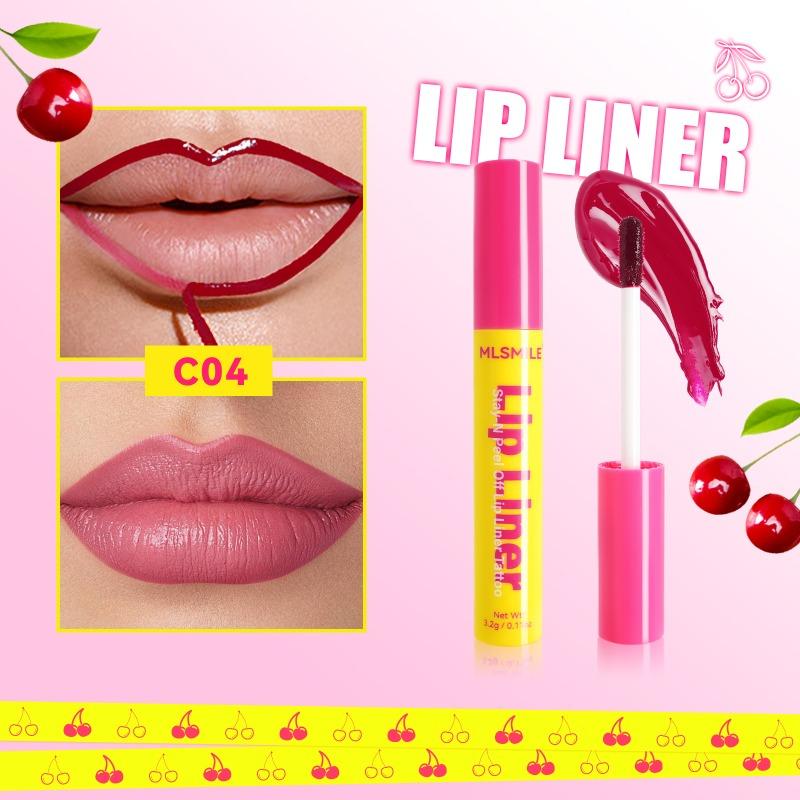 Tear Lip Liner Waterproof Non-stick Cup 6-color Peel Dyeing Lip Tear Red Lip Glaze