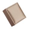 Champagne Square PU Jewelry Gift Box for Rings, Necklaces, Bracelets