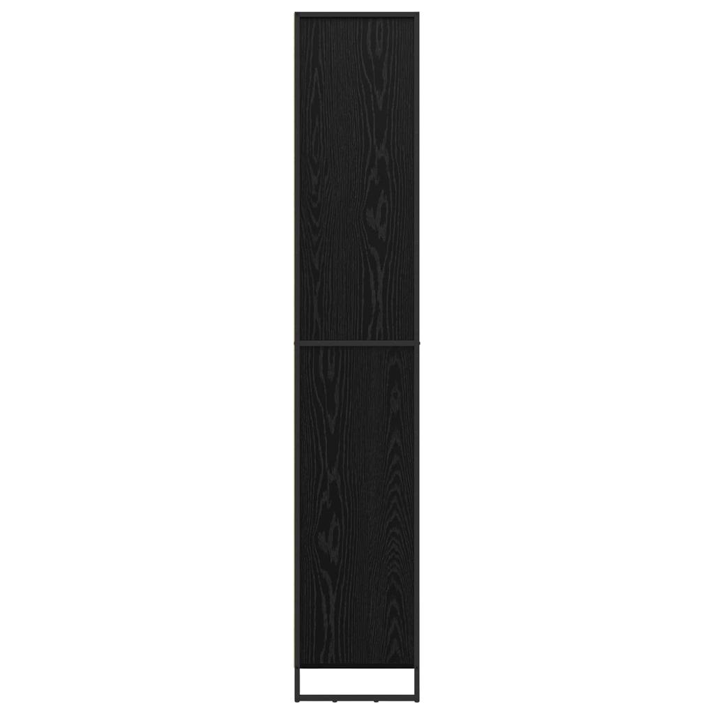 Tall Cabinets Black Oak Look 79 x 36 x 200 cm