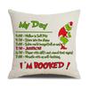 New Linen Christmas Cushion Covers Grinch Printed Cushion Covers Home Decoration Cushion Covers