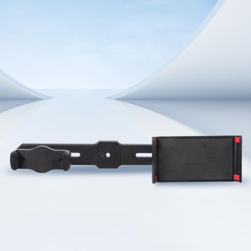 Adjustable 2 in 1 Phone Holder Rotating Clamp For Desktop Car Tripod Supports 4.5-11Inch Devices Mounting Bracket