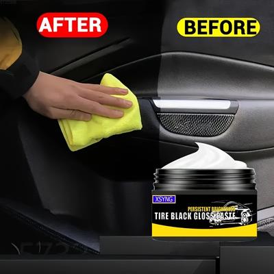 Renovátor plastových dílů pro automobily, přípravek na obnovu lesku interiéru automobilu, lešticí a opravný krystalový povlak na sedadla, lešticí pasta na pneumatiky