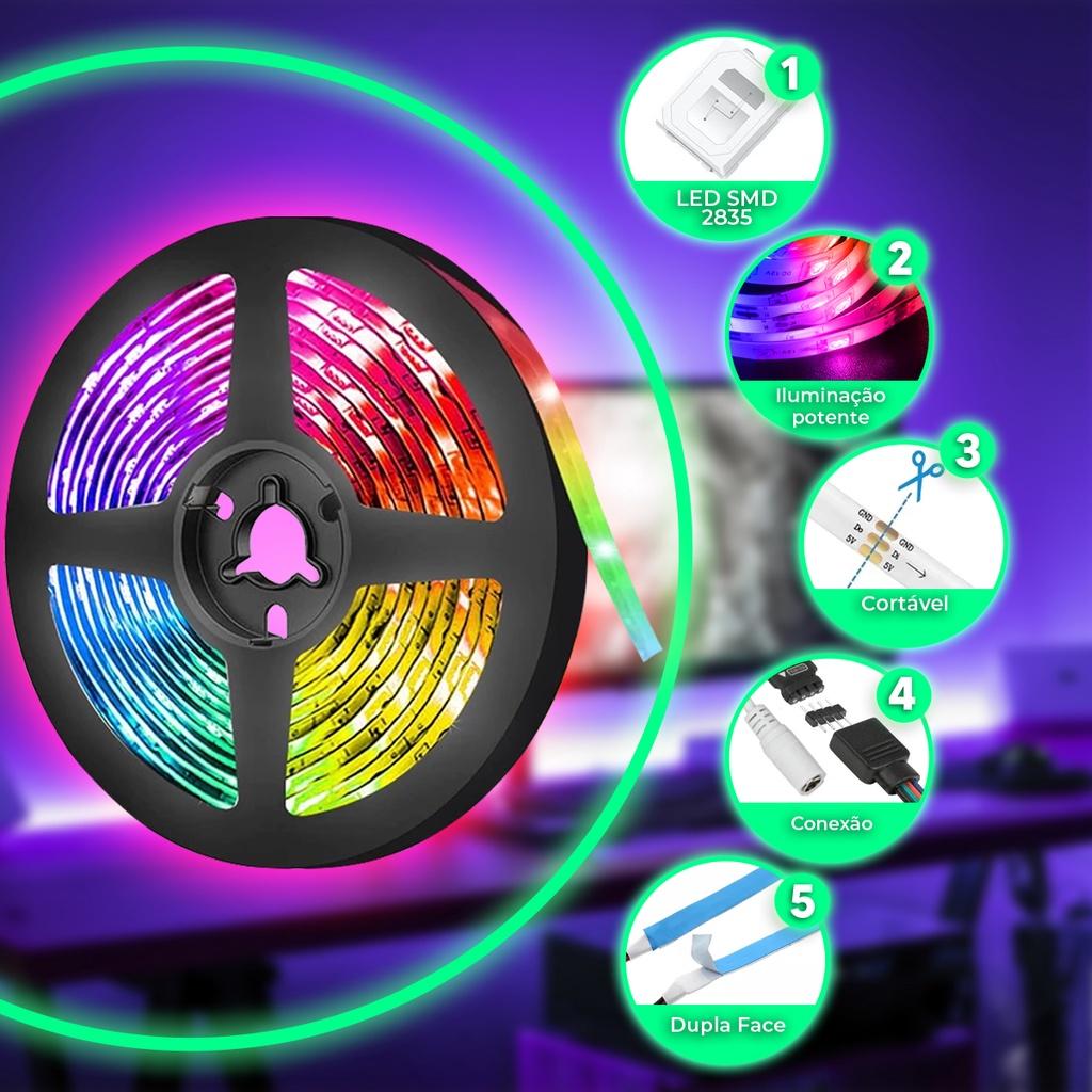 5-30m RGB LED Strip Lights 5050 Bluetooth APP Control Color Changing Light Flexible LED Lamp Tape Ribbon for Room Decoration Backlight